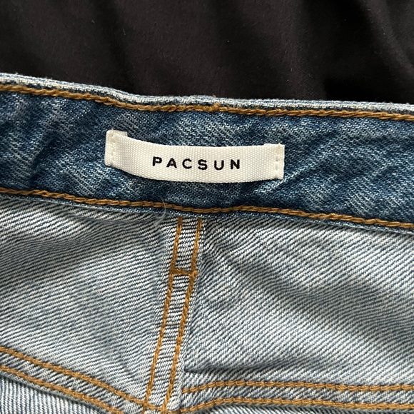PACSUN Blue Ripped 90s BoyFriend Jeans - Picture 3 of 4